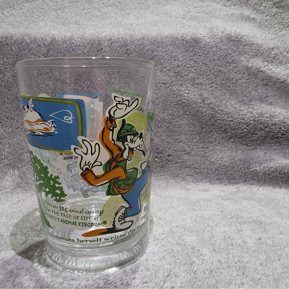 McDonald's Disney 100 Years Of Magic Collector's Glass Goofy, Lion King, Mickey